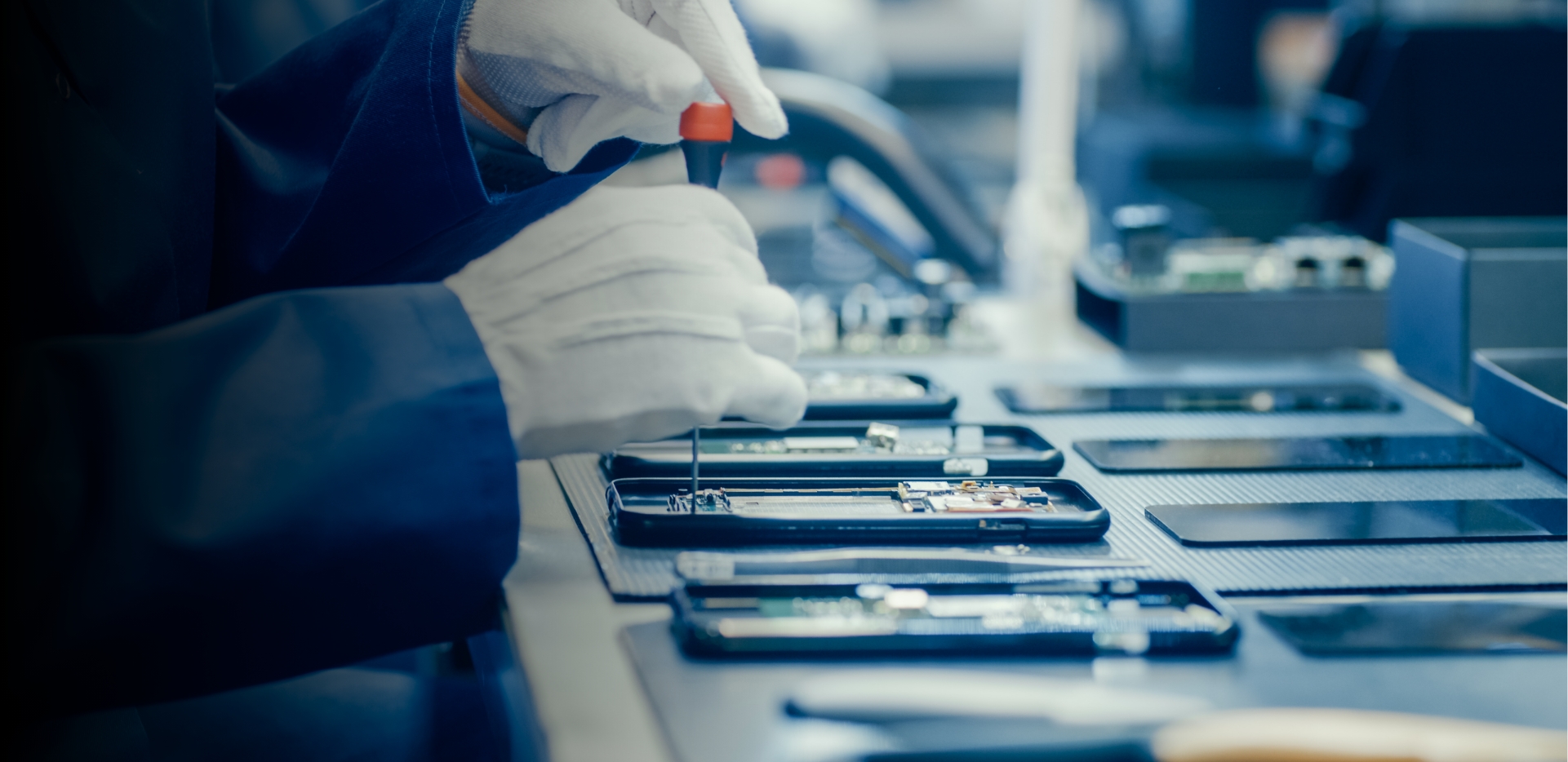 Manufacturing mobile phones